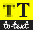 To-text. Convert Images to Text for free